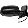 955-1552 Sedan Passenger Side Mirror, Power Adjust, Non-Heated, Power Folding, Black, No Signal Light, No Memory, No Puddle Light, No Auto-Dim, No Blind Spot Feature