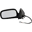 955-1557 Driver Side Mirror, Power Adjust, Heated, Power Folding, Black, No Signal Light, No Memory, No Puddle Light, No Auto-Dim, No Blind Spot Feature