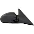 955-1578 Passenger Side Mirror, Power Adjust, Heated, Non-Folding, Black, No Signal Light, No Memory, No Puddle Light, No Auto-Dim, No Blind Spot Feature