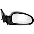 955-1578 Passenger Side Mirror, Power Adjust, Heated, Non-Folding, Black, No Signal Light, No Memory, No Puddle Light, No Auto-Dim, No Blind Spot Feature