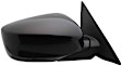 955-1589 Passenger Side Mirror, Power Adjust, Heated, Power Folding, Black, No Signal Light, No Memory, No Auto-Dim