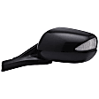 955-1596 Driver Side Mirror, Power Adjust, Heated, Power Folding, Black, No Signal Light, No Memory, No Puddle Light, No Auto-Dim, No Blind Spot Feature