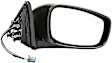 955-1603 Coupe Passenger Side Mirror, Power Adjust, Non-Heated, Power Folding, Black, No Signal Light, No Memory, No Auto-Dim