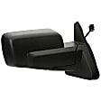 955-1615 Passenger Side Mirror, Power Adjust, Heated, Manual Folding, Black, No Signal Light, With Memory, No Puddle Light, No Auto-Dim, No Blind Spot Feature