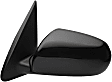 955-1618 Driver Side Mirror, Manual Adjust, Non-Heated, Manual Folding, Black, No Signal Light, Without Memory Recall, No Auto-Dimming