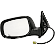 955-1656 Driver Side Mirror, Power Adjust, Heated, Manual Folding, Black, No Signal Light, No Memory, No Puddle Light, No Auto-Dim, No Blind Spot Feature