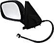 955-1662 Driver Side Mirror, Power Adjust, Non-Heated, Power Folding, Black, No Signal Light, No Memory, No Auto-Dim