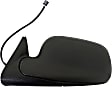 955-1662 Driver Side Mirror, Power Adjust, Non-Heated, Power Folding, Black, No Signal Light, No Memory, No Auto-Dim