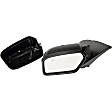 2006 Lincoln Zephyr - Driver Side Mirror, With Heat, Without Puddle Lamps, Power Adjust, Heated, Black, Manual Folding, No Signal Light, No Blind Spot Feature, No Memory, No Puddle Light, No Auto-Dimming