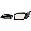2006 Lincoln Zephyr - Driver Side Mirror, With Heat, Without Puddle Lamps, Power Adjust, Heated, Black, Manual Folding, No Signal Light, No Blind Spot Feature, No Memory, No Puddle Light, No Auto-Dimming