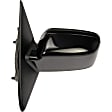 2006 Lincoln Zephyr - Driver Side Mirror, With Heat, Without Puddle Lamps, Power Adjust, Heated, Black, Manual Folding, No Signal Light, No Blind Spot Feature, No Memory, No Puddle Light, No Auto-Dimming