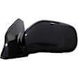 955-1668 Driver Side Mirror, Power Adjust, Non-Heated, Manual Folding, Black, No Signal Light, No Memory, No Puddle Light, No Auto-Dim, No Blind Spot Feature