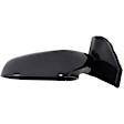 955-1668 Driver Side Mirror, Power Adjust, Non-Heated, Manual Folding, Black, No Signal Light, No Memory, No Puddle Light, No Auto-Dim, No Blind Spot Feature