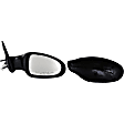 955-1681 Passenger Side Mirror, Power Adjust, Non-Heated, Non-Folding, Black, No Signal Light, No Memory, No Puddle Light, No Auto-Dim, No Blind Spot Feature
