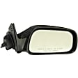 955-168 Passenger Side Mirror, Power Adjust, Non-Heated, Non-Folding, Black, No Signal Light, No Memory, No Puddle Light, No Auto-Dim, No Blind Spot Feature
