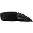 955-1691 Coupe Passenger Side Mirror, Power Adjust, Heated, Manual Folding, Black, No Signal Light, No Memory, No Puddle Light, No Auto-Dim, No Blind Spot Feature