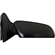 955-1691 Coupe Passenger Side Mirror, Power Adjust, Heated, Manual Folding, Black, No Signal Light, No Memory, No Puddle Light, No Auto-Dim, No Blind Spot Feature