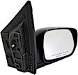 955-1693 Passenger Side Mirror, Manual Adjust, Non-Heated, Non-Folding, Black, No Signal Light, No Memory, No Puddle Light, No Auto-Dim, No Blind Spot Feature