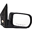 955-1699 Passenger Side Mirror, Power Adjust, Heated, Manual Folding, Black, No Signal Light, No Memory, No Puddle Light, No Auto-Dim, No Blind Spot Feature