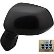 955-1704 Driver Side Mirror, Power Adjust, Non-Heated, Manual Folding, Black, No Signal Light, No Memory, No Puddle Light, No Auto-Dim, No Blind Spot Feature