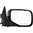 955-1713 Passenger Side Mirror, Power Adjust, Non-Heated, Manual Folding, Black, No Signal Light, No Memory, No Puddle Light, No Auto-Dim, No Blind Spot Feature