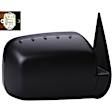 955-1713 Passenger Side Mirror, Power Adjust, Non-Heated, Manual Folding, Black, No Signal Light, No Memory, No Puddle Light, No Auto-Dim, No Blind Spot Feature