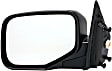 955-1714 Driver Side Mirror, Power Adjust, Non-Heated, Power Folding, Black, No Signal Light, No Memory, No Auto-Dim