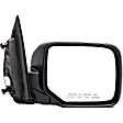 955-1719 Passenger Side Mirror, Power Adjust, Non-Heated, Manual Folding, Black, No Signal Light, No Memory, No Puddle Light, No Auto-Dim, No Blind Spot Feature
