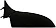 955-171 Passenger Side Mirror, Manual Adjust, Non-Heated, Manual Folding, Black, No Signal Light, No Auto-Dim