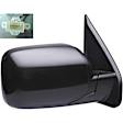 955-1721 Passenger Side Mirror, Power Adjust, Heated, Manual Folding, Black, No Signal Light, No Memory, No Puddle Light, No Auto-Dim, No Blind Spot Feature