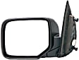 955-1722 Driver Side Mirror, Power Adjust, Heated, Power Folding, Black, No Signal Light, No Memory, No Puddle Light, No Auto-Dim, No Blind Spot Feature