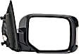 955-1723 Passenger Side Mirror, Power Adjust, Heated, Power Folding, Black, In-housing Signal Light, With Memory, No Auto-Dim