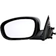 955-1734 Driver Side Mirror, Power Adjust, Heated, Non-Folding, Black, No Signal Light, No Memory, No Puddle Light, No Auto-Dim, No Blind Spot Feature