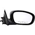 955-1735 Passenger Side Mirror, Power Adjust, Heated, Manual Folding, Black, No Signal Light, No Memory, No Puddle Light, No Auto-Dim, No Blind Spot Feature