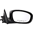 955-1737 Passenger Side Mirror, Power Adjust, Heated, Non-Folding, Black, No Signal Light, No Memory, No Puddle Light, No Auto-Dim, No Blind Spot Feature
