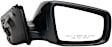 955-1746 Passenger Side Mirror, Power Adjust, Heated, Power Folding, Black, No Signal Light, No Memory, No Auto-Dim