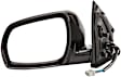 955-1747 Driver Side Mirror, Power Adjust, Heated, Power Folding, Black, No Signal Light, With Memory, No Auto-Dim