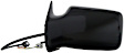 955-174 Driver Side Mirror, Power Adjust, Non-Heated, Power Folding, Black, No Signal Light, Without Memory Recall, No Auto-Dimming