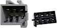 955-174 Driver Side Mirror, Power Adjust, Non-Heated, Power Folding, Black, No Signal Light, Without Memory Recall, No Auto-Dimming