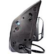 955-1756 Passenger Side Mirror, Power Adjust, Heated, Manual Folding, Black and Chrome, No Signal Light, With Memory, No Puddle Light, No Auto-Dim, With Blind Spot Glass