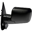 955-1762 Driver Side Mirror, Manual Adjust, Non-Heated, Non-Folding, Black, No Signal Light, No Memory, No Puddle Light, No Auto-Dim, No Blind Spot Feature