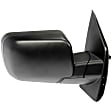 955-1763 Passenger Side Mirror, Manual Adjust, Non-Heated, Manual Folding, Black, No Signal Light, No Memory, No Puddle Light, No Auto-Dim, No Blind Spot Feature