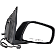 955-1767 Passenger Side Mirror, Power Adjust, Non-Heated, Power Folding, Black, No Signal Light, Without Memory Recall, No Puddle Light, No Auto-Dimming, No Blind Spot Feature