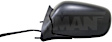 955-176 Driver Side Mirror, Power Adjust, Non-Heated, Power Folding, Black, No Signal Light, No Memory, No Puddle Light, No Auto-Dim, No Blind Spot Feature