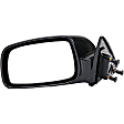 955-1770 Driver Side Mirror, Power Adjust, Non-Heated, Non-Folding, Black, No Signal Light, No Memory, No Puddle Light, No Auto-Dim, No Blind Spot Feature