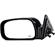 955-1773 Driver Side Mirror, Power Adjust, Heated, Manual Folding, Black, No Signal Light, No Memory, No Puddle Light, No Auto-Dim, No Blind Spot Feature