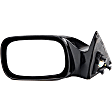 955-1775 Driver Side Mirror, Power Adjust, Heated, Manual Folding, Black, No Signal Light, No Memory, No Puddle Light, No Auto-Dim, No Blind Spot Feature