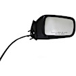 955-177 Passenger Side Mirror, Power Adjust, Non-Heated, Manual Folding, Black, No Signal Light, No Memory, No Puddle Light, No Auto-Dim, No Blind Spot Feature