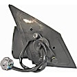 955-1790 Driver Side Mirror, Power Adjust, Non-Heated, Power Folding, Black, No Signal Light, No Memory, No Puddle Light, No Auto-Dim, No Blind Spot Feature