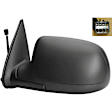 955-1801 Driver Side Mirror, Power Adjust, Heated, Manual Folding, Black, No Signal Light, No Memory, No Puddle Light, No Auto-Dim, No Blind Spot Feature